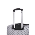 TOSCANO PRODIGIO Grand bagage rigide de 30 po - Argent titane-Poignées en gelée souple