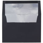JAM Paper Enveloppes format livret avec fermeture gommée, 5 1/2 x 8 1/8 po, noir avec intérieur doré, paq./100-Noir avec intérieur doré