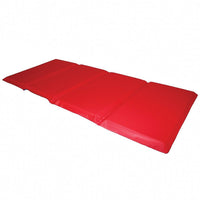 PeerlessMD – Matelas de base Kinder Mat, rouge/bleu, 5/8 po d’épaisseur-Taille : 19 x 45 x 5/8 (po)