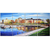 DesignArt – Paysage de Victoria, Impressions sur 4 toiles, 48 x 28 (po) (PT2041-271)-Impression