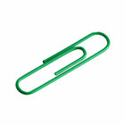 JAM PAPER - Trombone Geant Colore 2", Vert, 2 Paquets de 75-Ces trombones colores sont parfaits pour organiser des papiers à la maison, à l'ecole ou au bureau