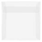 JAM Paper Enveloppes carrées translucides de 6 po, ton clair, 50/paquet-Enveloppes en papier translucide clair