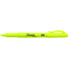 Surligneurs Sharpie genre stylo à encre liquide, pointe  biseautée – jaune – Paquet de 12-Pointe biseautée EASYGlide  à glissement facile pour une expérience de surlignage en douceur