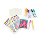 Crayola - Wixels Kit d'activités Licornes-Cet ensemble comprend 2 tableaux Wixel, 2 guides des couleurs et 8 marqueurs lavables pour créer des œuvres pixélisées