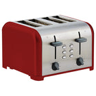 Kenmore - Grille-pain à 4 tranches avec commandes doubles - Rouge-Capacite de 4 tranches avec deux commandes