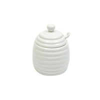 Maxwell & Williams – Pot à miel, blanc de base, avec cuillers, paq./4-Style informel