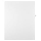Mark Maker – Onglets séparateurs juridiques blancs, 1/15 onglets, format lettre, sans trous, numéro 156, 25/paquet-Onglets séparateurs blancs, 1/15 onglets