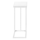 Monarch Specialties - 3468 Table D'Appoint - 25 po H/Blanc/Metal Blanc-Garantie : 1 an limite pour les pieces