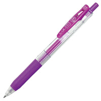 Sarasa - Stylos rétractables à encre gel avec pince - 0,5 mm - mauve-Encre gel