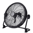 Ecohouzng - Ventilateur de plancher portatif rechargeable de 16 po-Ventilateurs de sol