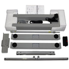 Anthrodesk - Bureau avec 48 po x 24 po Reversible Tablet noir / acajou (Argent)-Vitesse de chargement: 25 mm / s (1 '' / s)