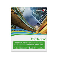 Papier Revolution NeverTear de Xerox, 5 mil, 8,5 po x 11 po, blanc, 100 feuilles/paquet (3R20172)-Papier synthétique exceptionnel pour une durabilité sans précédent