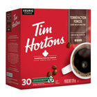Tim Hortons - Café de torréfaction foncée, portion individuelle - paquet de 30-Goût riche et robuste, avec finition subtile