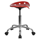 Flash Furniture – Tabouret dynamique de tracteur de 25,75, rouge vin (LF214AWNRED)-Siège de tracteur moulé pour confort