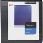 Staples® – Reliure de présentation standard à anneaux en D, 3 po, noir-Les anneaux montés à l'arrière permettent aux pages de reposer à plat
