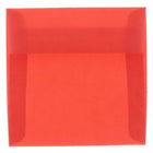 JAM Paper Enveloppes carrées translucides, 6 x 6 po, rouge primaire, 250/paquet-Enveloppes en papier translucide rouge primaire
