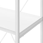 Monarch Specialties - 7801 48 po H Etagere - Blanc/Metal Blanc-10