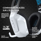 Casque de jeu sans fil G733 K/DA LIGHTSPEED - Equipement Officiel de League of Legends-Compatible avec les consoles de jeu: PlayStation 5, PlayStation 4, Nintendo Switch avec dock (son stéréo uniquement via le dongle sans fil USB)