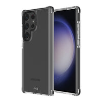 AXS - PROShield Plus etui transparent teste contre les chutes pour Samsung Galaxy S23 Ultra - Noir-Coin renforçis subtils absorbent les chocs en creant un coussin d'air entre l'appareil et les surfaces