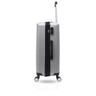TUCCI Italy - PERCORSO Valise à roulettes 30 po - Argent-Intérieur de luxe