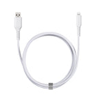 Basic Tech - Câble Lightning Tressé de 6 pi - Blanc-3000+ test de pliage