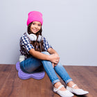 Bouncyband Coussin Sensoriel de Siège Wiggle, Papillon Violet-6