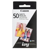 Canon – Papier photo autoadhésif ZINK, 2 po x 3 po, paq./50 feuilles (3215C001)-50 feuilles de papier photo ZINK™ de 2 po x 3 po