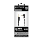 Xtreme - Câble de transfert audio de qualité supérieure XAC9-0110-REB, 6 pi-Connecteur de 90 degrés à angle droit, parfait pour la voiture ou la maison