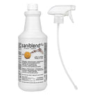 Saniblend - Nettoyant prêt à l'emploi, désodorisant, désinfectant, à utiliser contre le coronavirus (COVID-19), 950 ml, citron-Pour combattre le coronavirus (COVID-19)