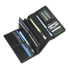 Roots - Portefeuille de poche pour femme - Noir-Poches fendues