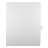 Markmaker - Intercalaires imprimes Legal, Blanc, 1/25th coupe, format lettre, sans trous, 25 tabs/PQT, 5 PQT/Boite, Numero 140-Intercalaires imprimes Legal