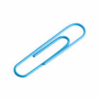 JAM PAPER - Trombone Geant Colore 2", Bleu bebe, 2 paquets de 75-Ces trombones colores sont parfaits pour organiser des papiers à la maison, à l'ecole ou au bureau