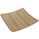 Cathay Importers - 10"W x 10" x 1.2"H, Light Brown, Bentwood plateau carré-Simple, design attrayant en finition marron clair