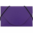 JAM Paper - Porte-cartes de visite colouré avec rabat rond - Aggloméré violet-Emballage anglais seulement
