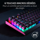 Razer - Clavier de jeu mécanique BlackWidow V4 X - Interrupteur vert-Molette Multifonction Et Touches Multimédias Secondaires: Contrôle Pratique - Un confort de divertissement ultime : lecture, pause, piste suivante... jouez et faites tous vos réglages en un clin d'œil, de la luminosité au volume.