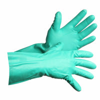Forcefield - Gants Nitrile doublés floqué - Vert - Taille 09-Usage général