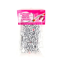 Horizon Group USA - Perles Alphabet, Lot de 200-elabore des bracelets, des colliers ou des porte-cles eloquents avec des perles marquees de l'alphabet!