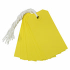 Jam Paper - Étiquettes Cadeaux avec Cordon - Moyen - 4 3/4 po x 2 3//8 po - Jaune - 1000 Pack-Taille: 4 3/4 x 2 3/8 pouces