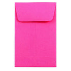 JAM Paper - Enveloppes pour pièces de monnaie n° 1, 2,25 po x 3,5 po, jaune recyclé, paq./100-Papier rose fuchsia 24 lb de qualité supérieure