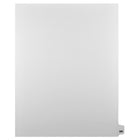 Markmaker - Intercalaires imprimes Legal, Blanc, 1/25th coupe, format lettre, sans trous, 25 tabs/PQT, 5 PQT/Boite, Numero 200-Intercalaires imprimes Legal