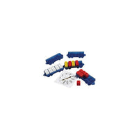 Train à dix cadres Didax, Grades Pre Kindergarten - 2nd-Les élèves développent une compréhension concrète du concept de dix avec ces voitures de train en correspondance, chacune contenant 10 cubes Unifix (ou un autre compteur approprié)
