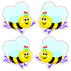 TREND enterprises - Pack varié d'accents classiques Busy Bees - 2,25 po x 39 po - Paquet de 12-Fabriqué en papier durable et réutilisable