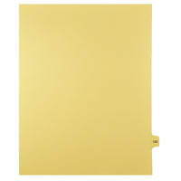 Markmaker - 25 tabs/PQT,5 PQT/Boite, Intercalaires imprimes Legal, Chamois, 1/15th coupe| format lettre, sans trous, Numero 133-Intercalaires imprimes Legal