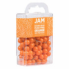 JAM PAPER - Punaises Colorees, Punaises Carte à Tête Ronde, Orange, Paquet de 100-Taille : Norme (environ 1 pouce)