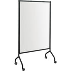 Safco® – Écran complet de tableau blanc Impromptu, 42 po x 72 po, cadre noir-Tableau blanc magnétique mobile