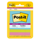 Post-it - Feuillets super collants, collection Éclat de lumière, 3 po x 3 po, 45 feuillets/bloc, 135 feuilles, paquet de 3-Les Feuillets super collants Post-it offrent deux fois plus d’adhérence