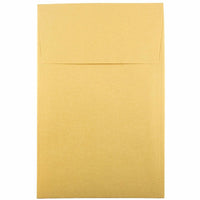 JAM Paper Enveloppes commerciales Stardream A10 à effet métallisé, doré, 250/paquet-Enveloppes dorées Stardream à effet métallisé