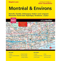 Guide des rues MapArtMD, Montréal et les environs, bilingue-1
