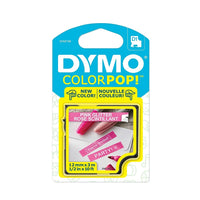 Dymo –  Ruban d'étiquettes 1/2 po COLORPOP, rose/blanc (2056736)-Rose/blanc