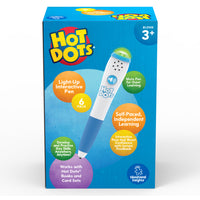 Educational Insights - Hot Dots® Light-Up Interactive Pen 6-Pack-donner vie à l'apprentissage : Appuyez sur le stylo interactif hot dots light-up à un point de réponse sur l'un des dizaines de livres, d'activités et de jeux de cartes Hot Dots et Hot Dots Jr. pour une expérience d'apprentissage interactive sans écran.